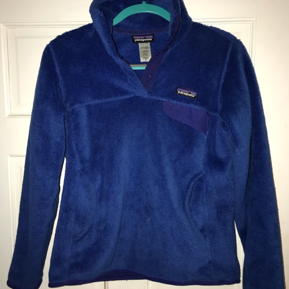 Patagonia Jacket Women Size S Royal Blue